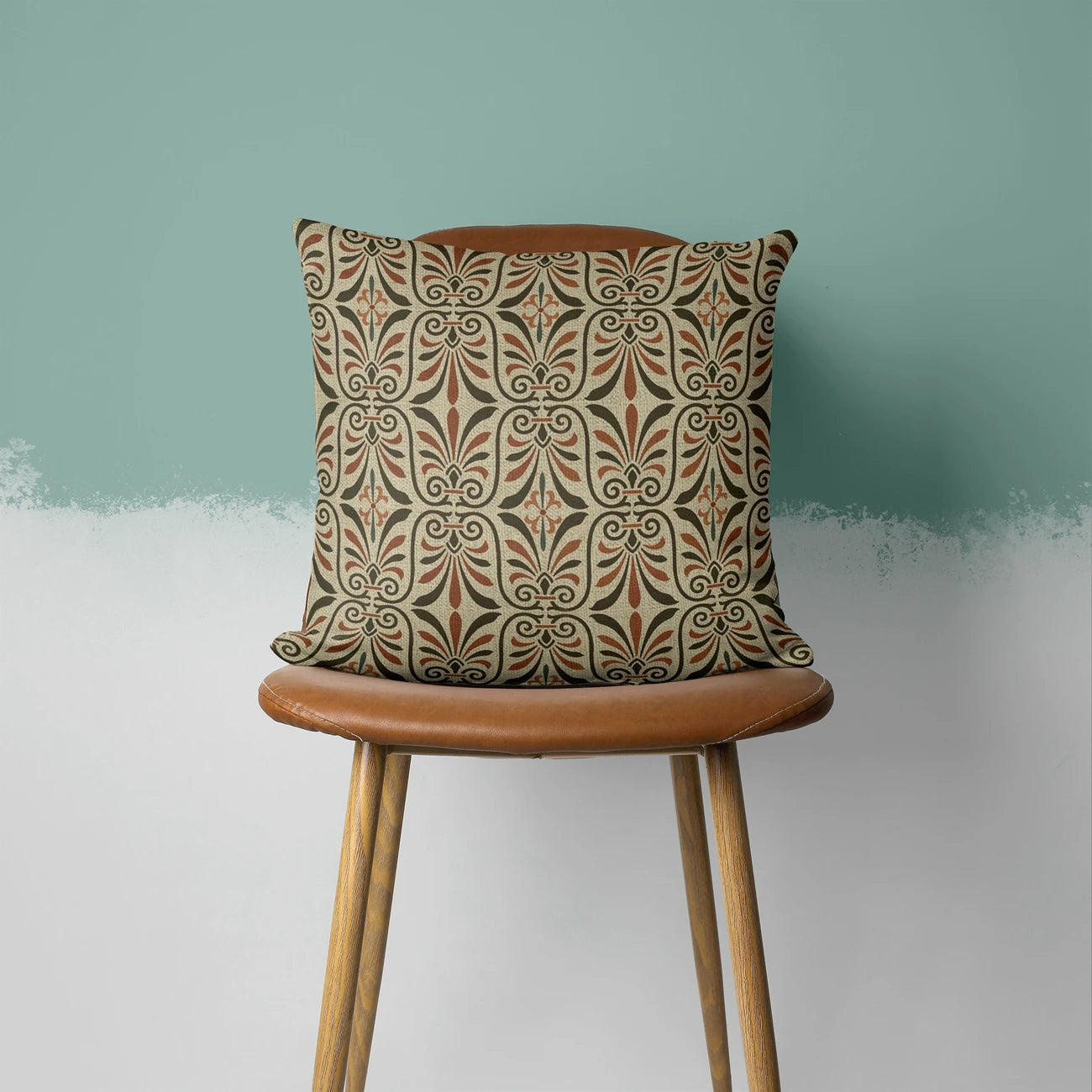Farmhouse Bosnian Pattern Geometric Pillow Covers