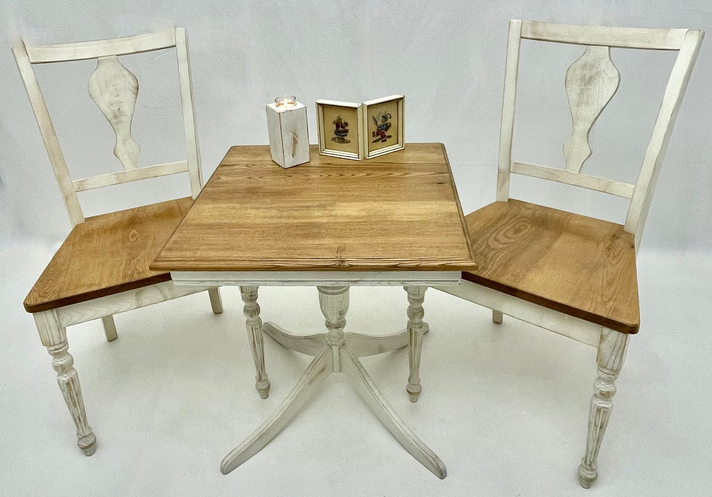 Square French End Table