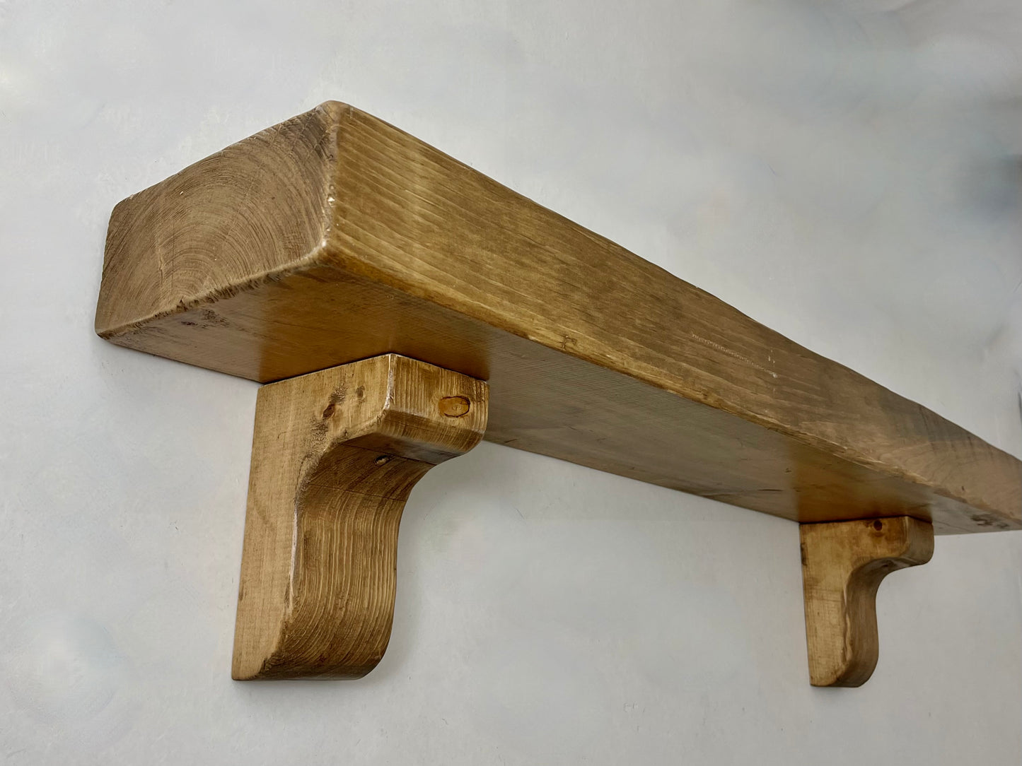Mantel , Material - Pine, Finish- WALNUT