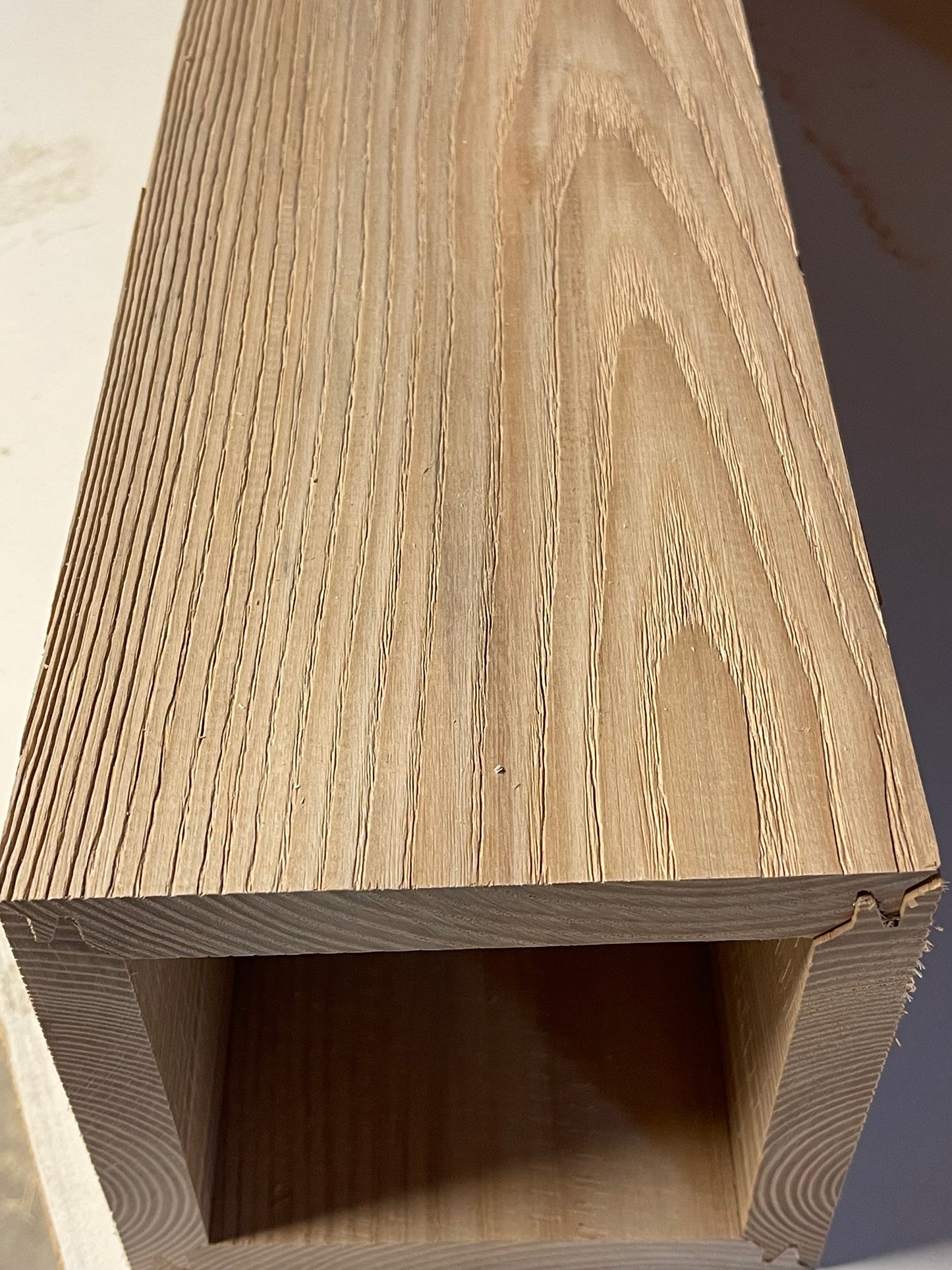 Saw Mark & Wire Brush Finished Farmhouse Barn Beams