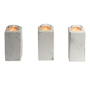 Single candle holder, holds most tea lights and glass containers. Perfect as centerpiece accents for weddings and other events, or just to dress up a coffee table or shelf. Sold separately, or as a set of 3, 5