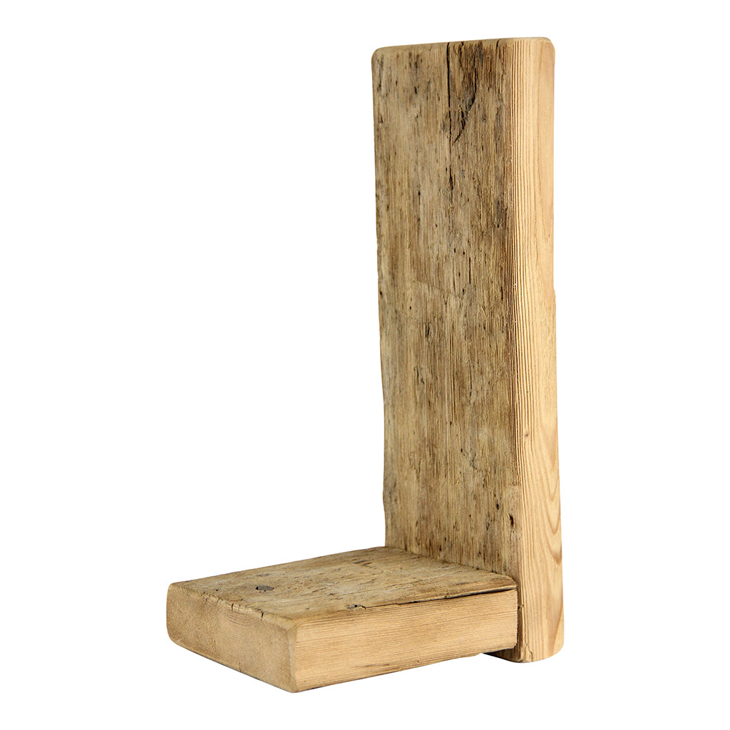 Our Wall Sconces are made from beautiful reclaimed Canadian ash or oak to give each piece an authentic rustic look. These wall sconces can be mounted to any wall and used as storage, or for decorative purposes. Use to display plants, candles, books, picture frames, etc. Mounting is easy - simply hang on a screw or nail using the recess on the back.