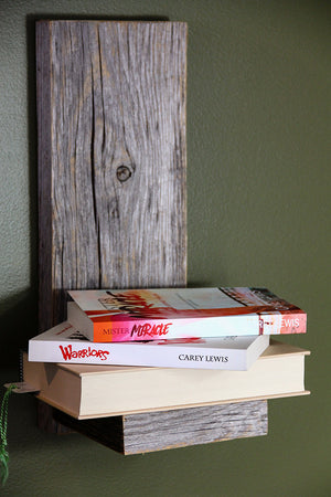 Our Wall Sconces are made from beautiful reclaimed Canadian ash or oak to give each piece an authentic rustic look. These wall sconces can be mounted to any wall and used as storage, or for decorative purposes. Use to display plants, candles, books, picture frames, etc.  Mounting is easy - simply hang on a screw or nail using the recess on the back.