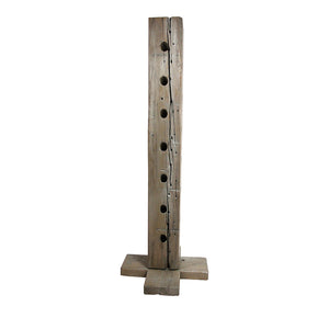 Our wine racks are made from a single beam of reclaimed barn wood, salvaged from a 90 year old barn in Ontario. The unique design features a tilt that creates the ideal storing conditions for any wine. Your rack can be displayed in a living or dining area for easy access, and will add a rustic charm to your decor.