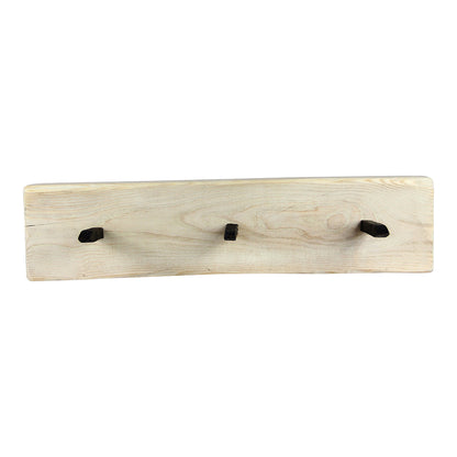 This multi coat hanger is perfect for small spaces, or to create a custom wall. Made with an authentic railway spike from the early 1900's, it can be mounted on any wall to hang coats, umbrellas, bags, hanging plants, etc. Mounting is easy - simply hang using the recess on the back. Its come with  a set of screws and plugs