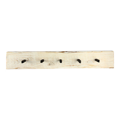 This multi coat hanger is perfect for small spaces, or to create a custom wall. Made with an authentic railway spike from the early 1900's, it can be mounted on any wall to hang coats, umbrellas, bags, hanging plants, etc. Mounting is easy - simply hang using the recess on the back. Its come with  a set of screws and plugs