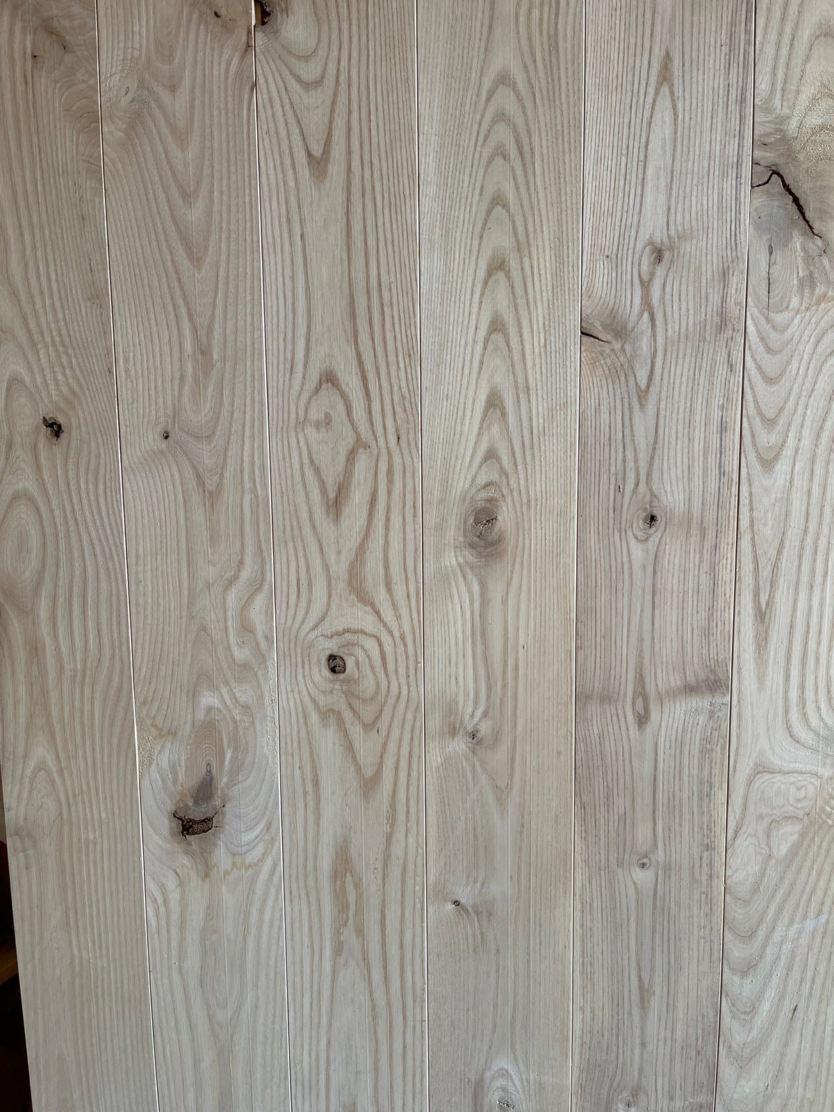 Solid Ash Wall Board – 3/4" Thick, 6” Wide, Reclaimed Wood Panel for Wall Decor (Copy)
