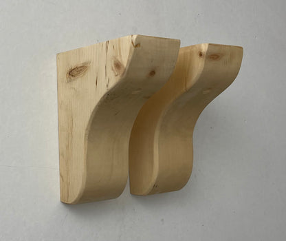 Corbels ,Material-Pine, Finish- NATURAL