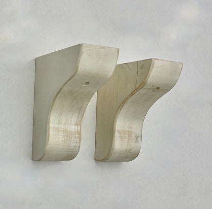 Corbels ,Material-Pine, Finish- French White