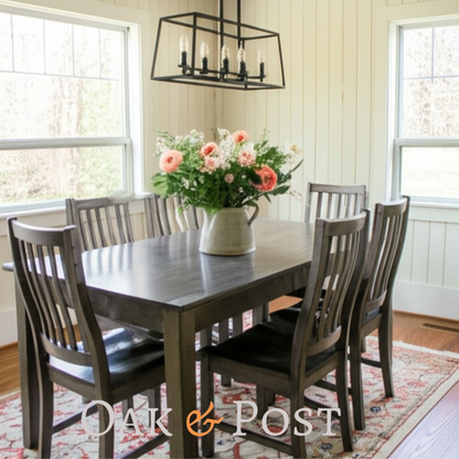 Traditional Modern French Cottage Harvest Table