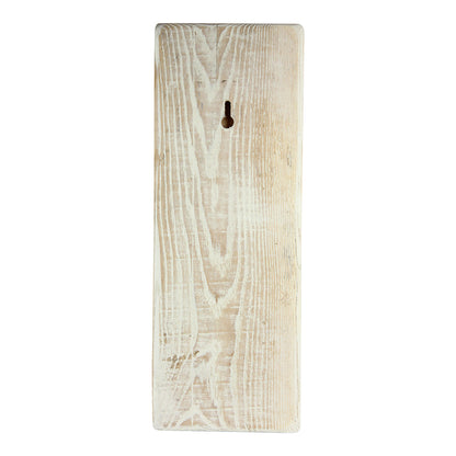 Our Wall Sconces are made from beautiful reclaimed Canadian ash or oak to give each piece an authentic rustic look. These wall sconces can be mounted to any wall and used as storage, or for decorative purposes. Use to display plants, candles, books, picture frames, etc.  Mounting is easy - simply hang on a screw or nail using the recess on the back.